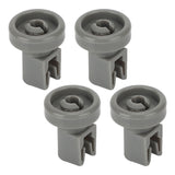 4pcs Dishwasher Lower Rack Wheel Dishwasher Wheel Replacement Part for AEG Favorit for Privileg for Zanussi
