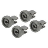 4pcs Dishwasher Lower Rack Wheel Dishwasher Wheel Replacement Part for AEG Favorit for Privileg for Zanussi