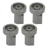 4pcs Dishwasher Lower Rack Wheel Dishwasher Wheel Replacement Part for AEG Favorit for Privileg for Zanussi