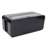 Power Socket Storage Box Safe Dustproof Socket Wire Organizer Plastic Box for Home MediumBlack In Australia - Darrahopens