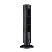 Mini USB Bladeless Tower Fan 2 Wind Speeds and Modes Standing Fan for Bedroom Living Room Home Office Black In Australia - Darrahopens
