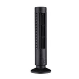 Mini USB Bladeless Tower Fan 2 Wind Speeds and Modes Standing Fan for Bedroom Living Room Home Office Black In Australia - Darrahopens