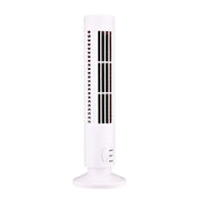 Mini USB Bladeless Tower Fan 2 Wind Speeds and Modes Standing Fan for Bedroom Living Room Home Office White In Australia - Darrahopens