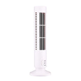 Mini USB Bladeless Tower Fan 2 Wind Speeds and Modes Standing Fan for Bedroom Living Room Home Office White In Australia - Darrahopens
