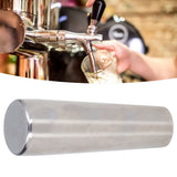 Beer Tap Handle Stainless Steel Mirror Appearance Rust Resistance 2.6in Beer Machine Faucet Handle 3/8in