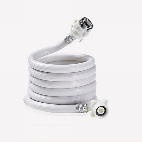 PVC Washing Machine Water Inlet Pipe with Steel Connector Extension Tube Washing Machine Hoses for Water Injection 1.5m/59.1in In Australia - Darrahopens