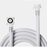 PVC Washing Machine Water Inlet Pipe with Steel Connector Extension Tube Washing Machine Hoses for Water Injection 1.5m/59.1in In Australia - Darrahopens
