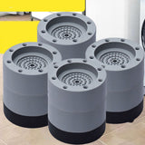 Wash Machine Feet Mat Shock Absorption Resin Fiber PVC Washing Machine Riser for Home Increase 6cm/2.4in