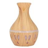 300ml Essential Oil Diffuser Wood Grain USB Powered 7 Colors LED Low Noise Mist Humidifier for Bedroom Office In Australia - Darrahopens