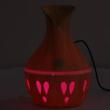 300ml Essential Oil Diffuser Wood Grain USB Powered 7 Colors LED Low Noise Mist Humidifier for Bedroom Office