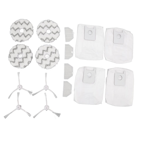 Dust Bag Filter Rag Side Brush Set Robot Vacuum Cleaner Accessories for Roidmi EVA SDJ06RM In Australia - Darrahopens