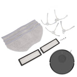 Sweeper Side Brush Filter Mopping Cloths Set Anti Winding Robot Vacuum Cleaner Replacement Accessories for Mijia STFCR01SZ
