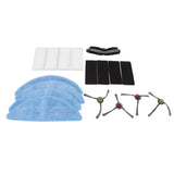 Sweeper Main Side Brush with Filter and Mopping Cloths Robot Vacuum Cleaner Replacement Set for Yeedi K600 K700 K680