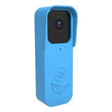 Doorbell Protective Cover Dustproof Protective Silicone Doorbell Cover Case for Blink A363 Sky Blue