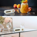 Refrigerator Deodorizer Fridge Odor Cleaner USB Charging for Kitchen Car Cabinet White