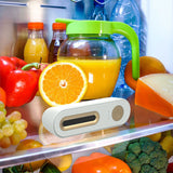 Refrigerator Deodorizer Fridge Odor Cleaner USB Charging for Kitchen Car Cabinet White