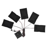 5 in 1 Electric Vest Cloth Heat Pad 3 Gears Temperature Adjustable USB Heating Pad Waterproof Composite Fiber Heater Pad In Australia - Darrahopens