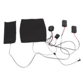 Electric Heating Pad 1 for 2 Adjustable 3 Level Dual Motors Soft Heating Belt for Vibrating Massage