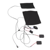 Electric Heating Pad 1 for 2 Adjustable 3 Level Dual Motors Soft Heating Belt for Vibrating Massage