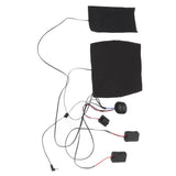 Electric Heating Pad 1 for 2 Adjustable 3 Level Dual Motors Soft Heating Belt for Vibrating Massage