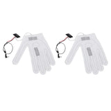 2 PCS Electric Heating Sheet 3 Gears Adjustable Heating Film Replacement DC Electric Heater Pads for Heating Gloves