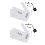 2 PCS Electric Heating Sheet 3 Gears Adjustable Heating Film Replacement DC Electric Heater Pads for Heating Gloves