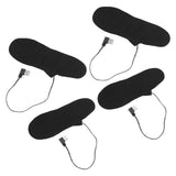 4 Pcs Electric Heated Insoles Foot Warmers USB Rechargeable High Temperature for Winter Outdoor Activities In Australia - Darrahopens