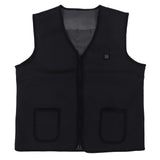 USB Electric Heated Vest Heating Vest Clothes with 3 Adjustable Levels for Men Women XL