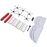Sweeper Replacement Parts ABS High Efficiency Dust Bag Main Side Brush Filter Ragset for Roborock