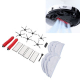 Sweeper Replacement Parts ABS High Efficiency Dust Bag Main Side Brush Filter Ragset for Roborock