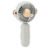 Foldable Mini Fan Cute Lightweight 900mAh Adjustable Low Noise Handheld Fan for Summer Green In Australia - Darrahopens