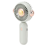 Foldable Mini Fan Cute Lightweight 900mAh Adjustable Low Noise Handheld Fan for Summer Green In Australia - Darrahopens