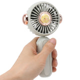 Foldable Mini Fan Cute Lightweight 900mAh Adjustable Low Noise Handheld Fan for Summer Green In Australia - Darrahopens