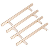4Set Door Handle Aluminum Alloy Gold Drawer Pull Handles Cabinet Wardrobe Closet HardwareHole Distance 96