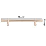 4Set Door Handle Aluminum Alloy Gold Drawer Pull Handles Cabinet Wardrobe Closet HardwareHole Distance 96