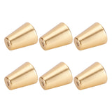 6 Sets Gold Drawer Handle Space Aluminum European Style Handle Furniture Replacement PartsRound Single Hole