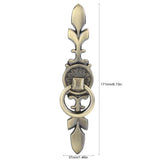2 Sets Ring Pull Round Single Hole Handles Knob for Kitchen Cabinet Cupboard Door Drawer231 Large Antique Bronze