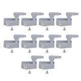 10Set Hinge LED Sensor Light Set Home Cabinet Cupboard Closet Drawer Induction LampWarm Light In Australia - Darrahopens