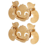 2 Sets Retro Style Handle Bat‑Shape Antique Furniture Hardware Handle for Wooden Cupboard Door In Australia - Darrahopens