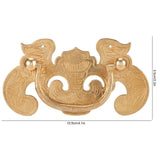 2 Sets Retro Style Handle Bat‑Shape Antique Furniture Hardware Handle for Wooden Cupboard Door