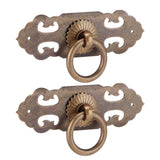 2 Sets 90mm Drawer Horizontal Handle Copper Antique Hollow Cabinet Handle Pull Furniture Parts In Australia - Darrahopens