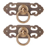 2 Sets 90mm Drawer Horizontal Handle Copper Antique Hollow Cabinet Handle Pull Furniture Parts In Australia - Darrahopens