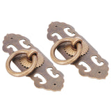 2 Sets 90mm Drawer Horizontal Handle Copper Antique Hollow Cabinet Handle Pull Furniture Parts In Australia - Darrahopens