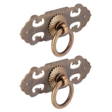 2 Sets 90mm Drawer Horizontal Handle Copper Antique Hollow Cabinet Handle Pull Furniture Parts In Australia - Darrahopens