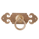 2 Sets Bat‑Shaped Handle Copper Antique Decorative Drawer Door Handle Knob for Shoe Cabinet