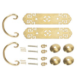 2 Sets Chinese Style Handle Antique Horizontal Drawer Bookstand Wardrobe Cabinet Door Handle In Australia - Darrahopens