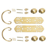 2 Sets Chinese Style Handle Antique Horizontal Drawer Bookstand Wardrobe Cabinet Door Handle In Australia - Darrahopens