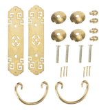 2 Sets Chinese Style Handle Antique Horizontal Drawer Bookstand Wardrobe Cabinet Door Handle In Australia - Darrahopens