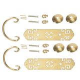 2 Sets Chinese Style Handle Antique Horizontal Drawer Bookstand Wardrobe Cabinet Door Handle In Australia - Darrahopens