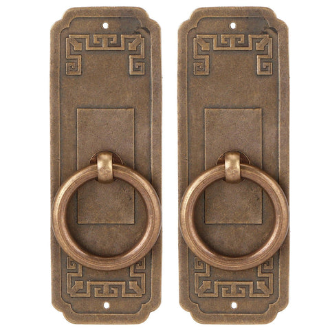 2 Sets Chinese Style Handle Single Hole Door Pull Knobs for Kitchen Cabinet Furniture Hardware10cm In Australia - Darrahopens
